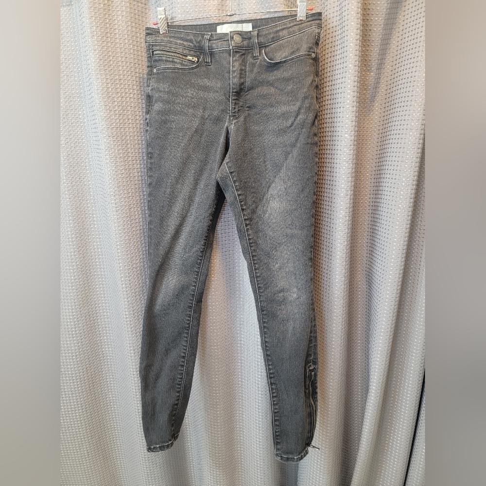 Athleta Sculptek Skinny Zipper Ankle Jeans Size 4